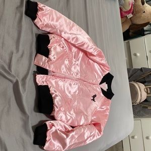 Spirit Brand. Size M. Comes with scarf. Pink color with black designs.